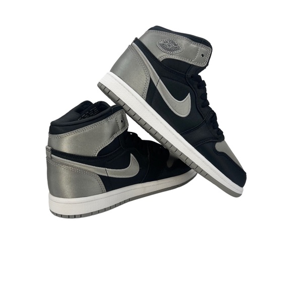 New In Box Nike Air Jordan 1 Retro High OG (PS) Black Grey White Youth 3Y - Picture 3 of 8